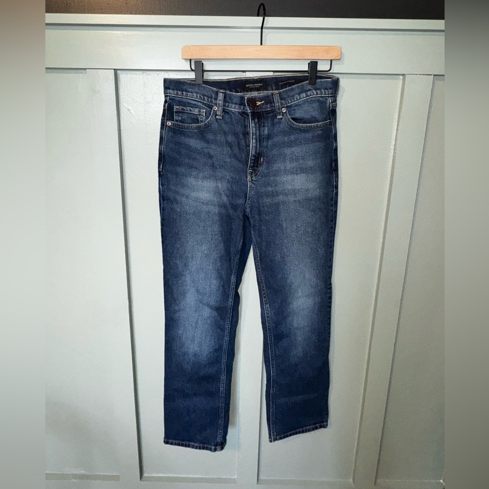 BANANA REPUBLIC | High Rise Straight Denim